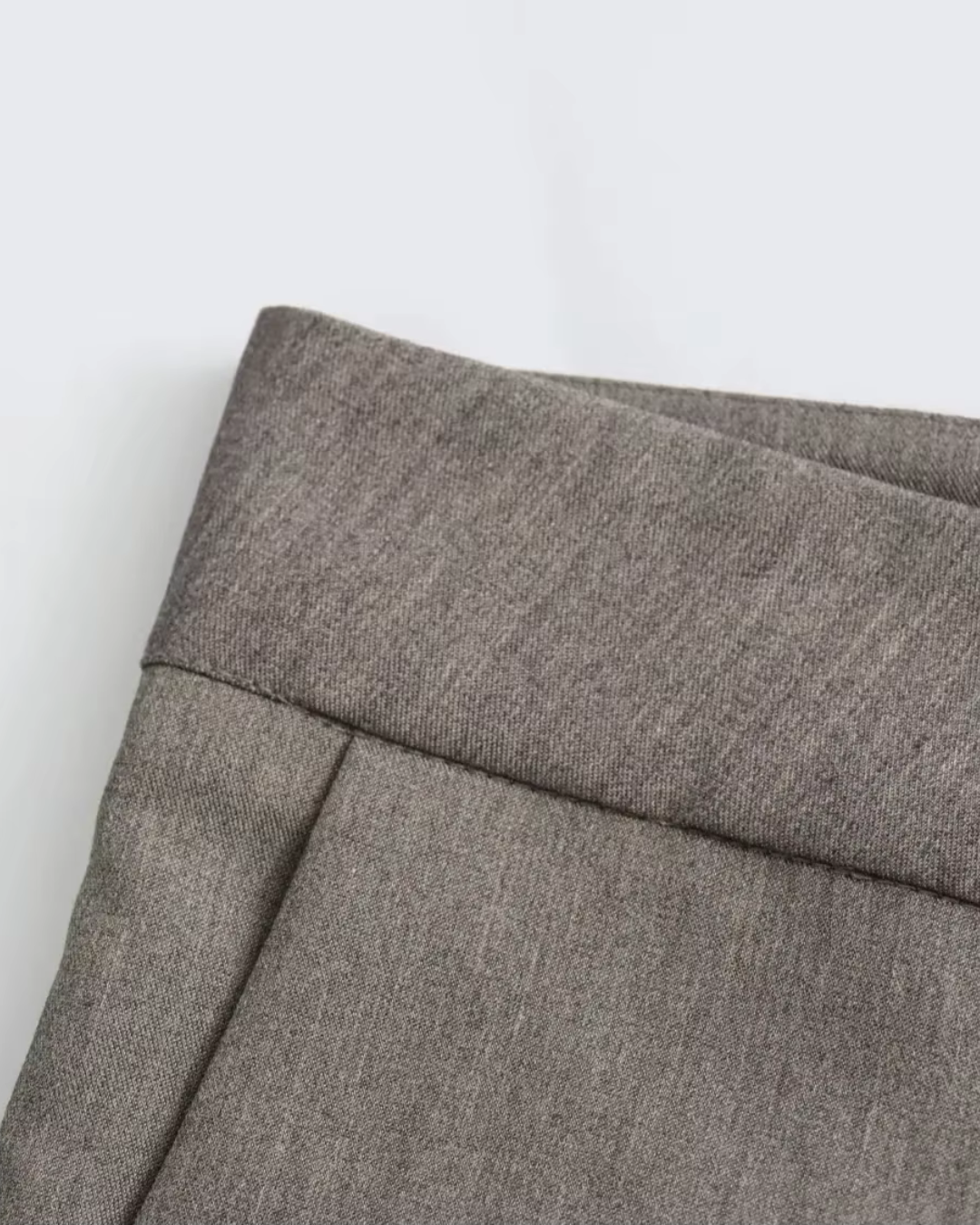 Vintage Office Grijze Blazer en Broek Set voor Dames