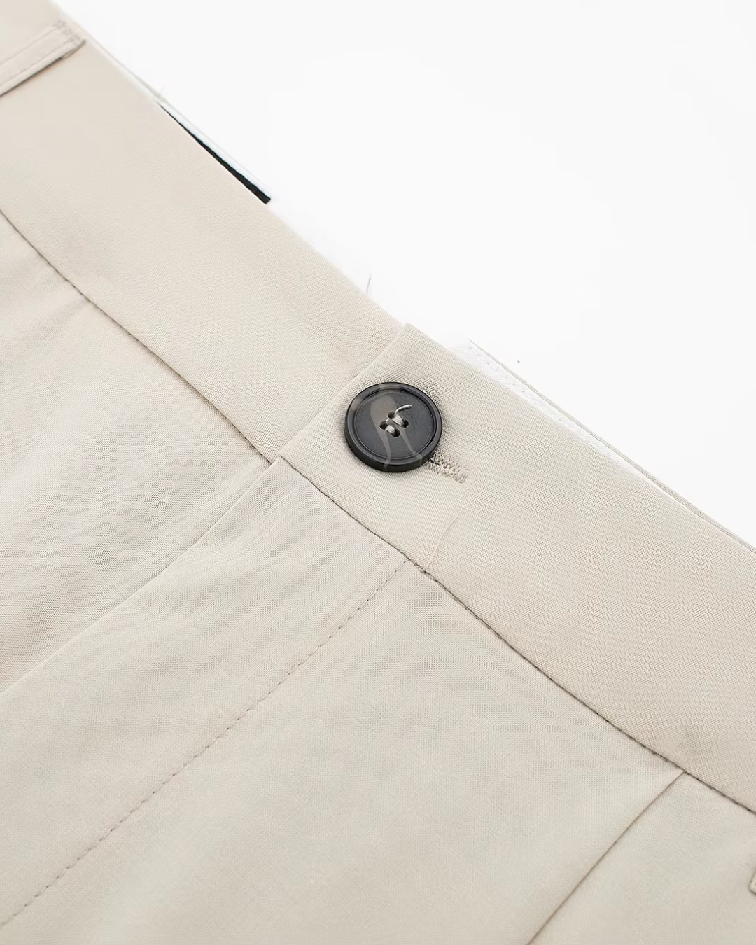 Effen Hoge Taille Pantalon voor Dames