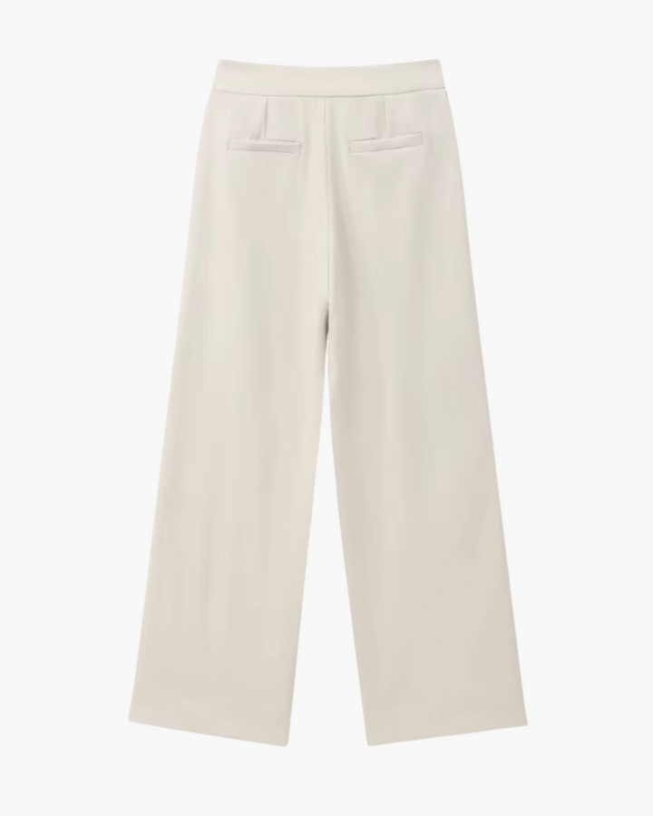 Slim Fit Colbert en Broek met Rechte Pijpen voor Dames