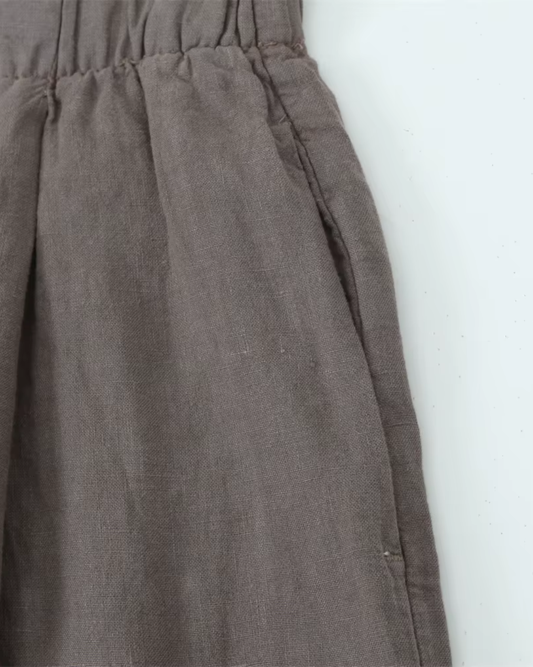 Casual Broek met Trekkoord en Wijde Pijpen voor Dames