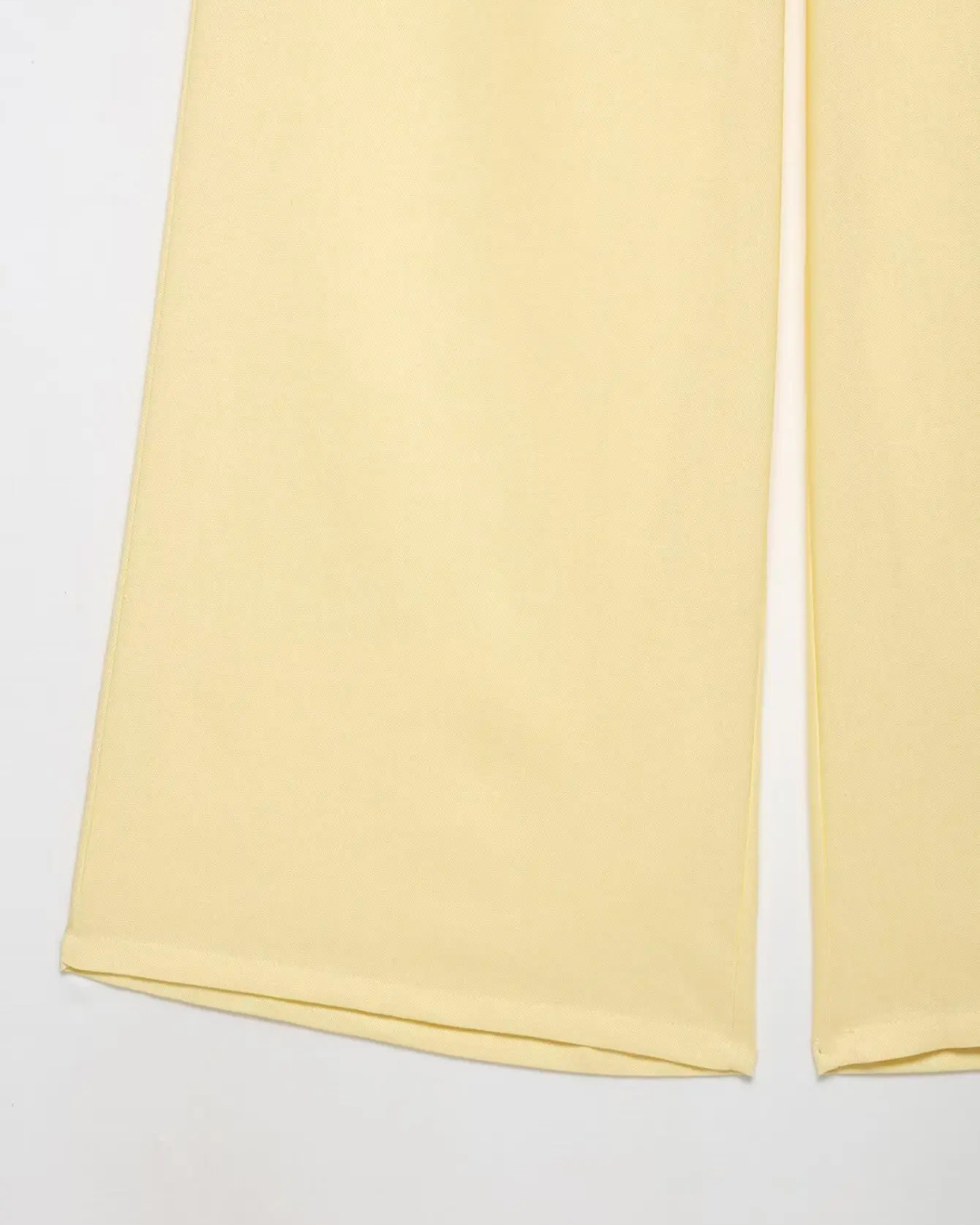 Linnen 2-Delige Set - Kimono Stijl Lace-Up Top & Wijde Broek voor Dames