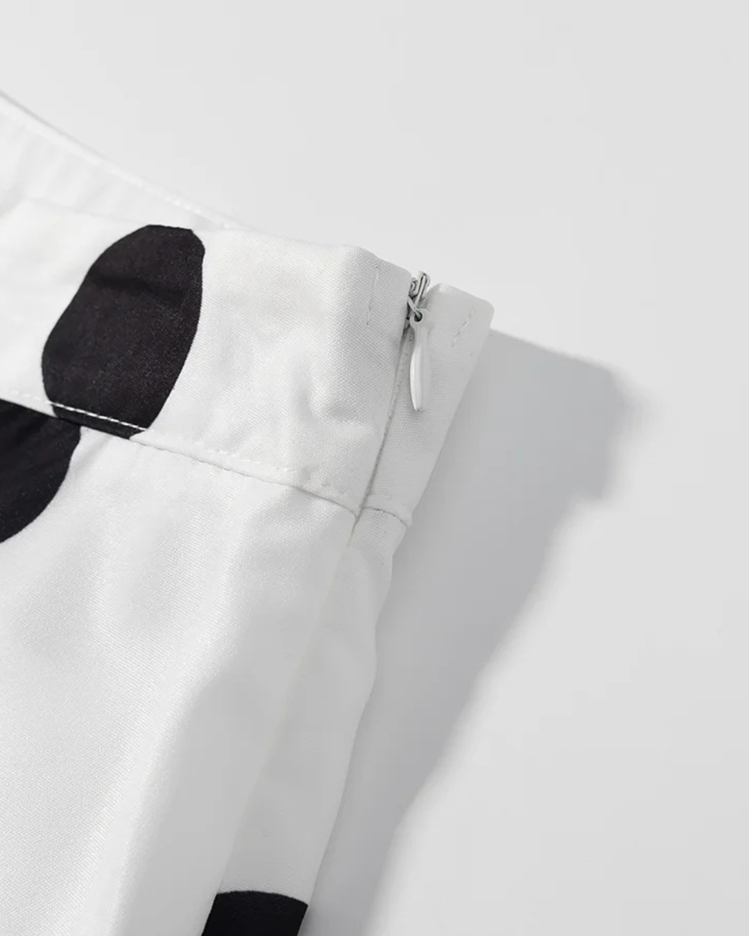 Tweedelige Set met Strapless Polkadot Top en Broek voor Dames