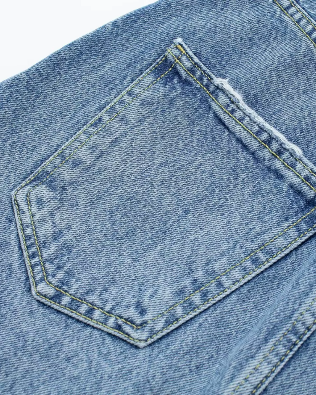 Denim Zomerjurk met Kraag en Zakken voor Dames