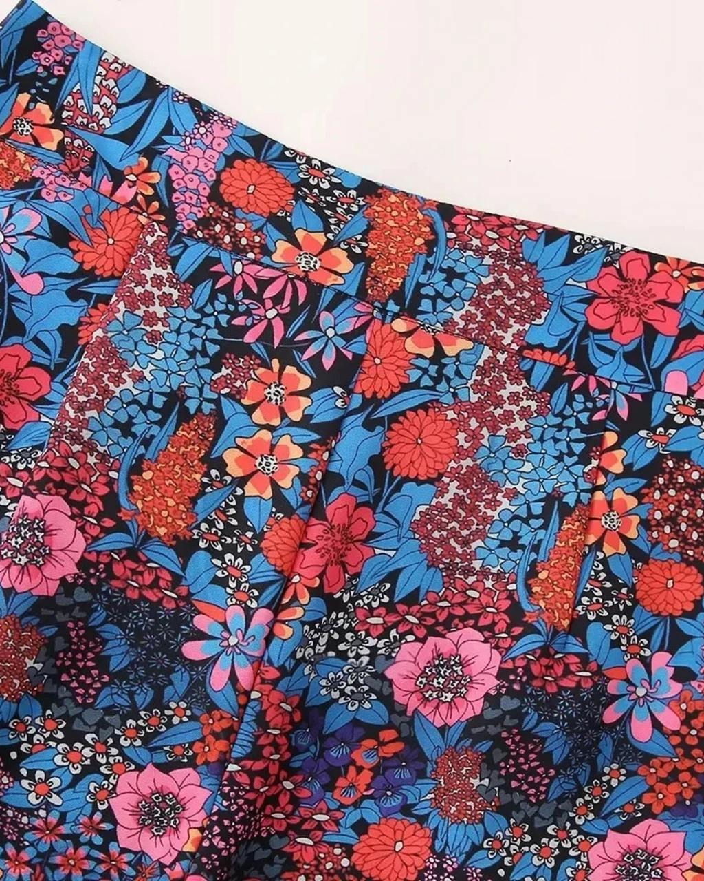 Bohemian Set met Top met Strik en Hoge Taille Broek voor Dames