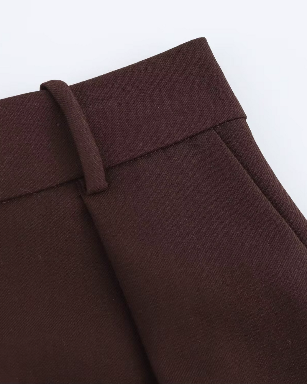 Elegante Bruine Blazer en Broek Set voor Dames