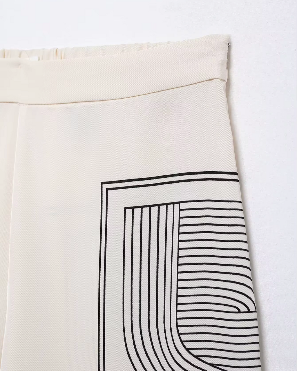 Mode Revers Shirt en Hoge Taille Rits Broek voor Dames