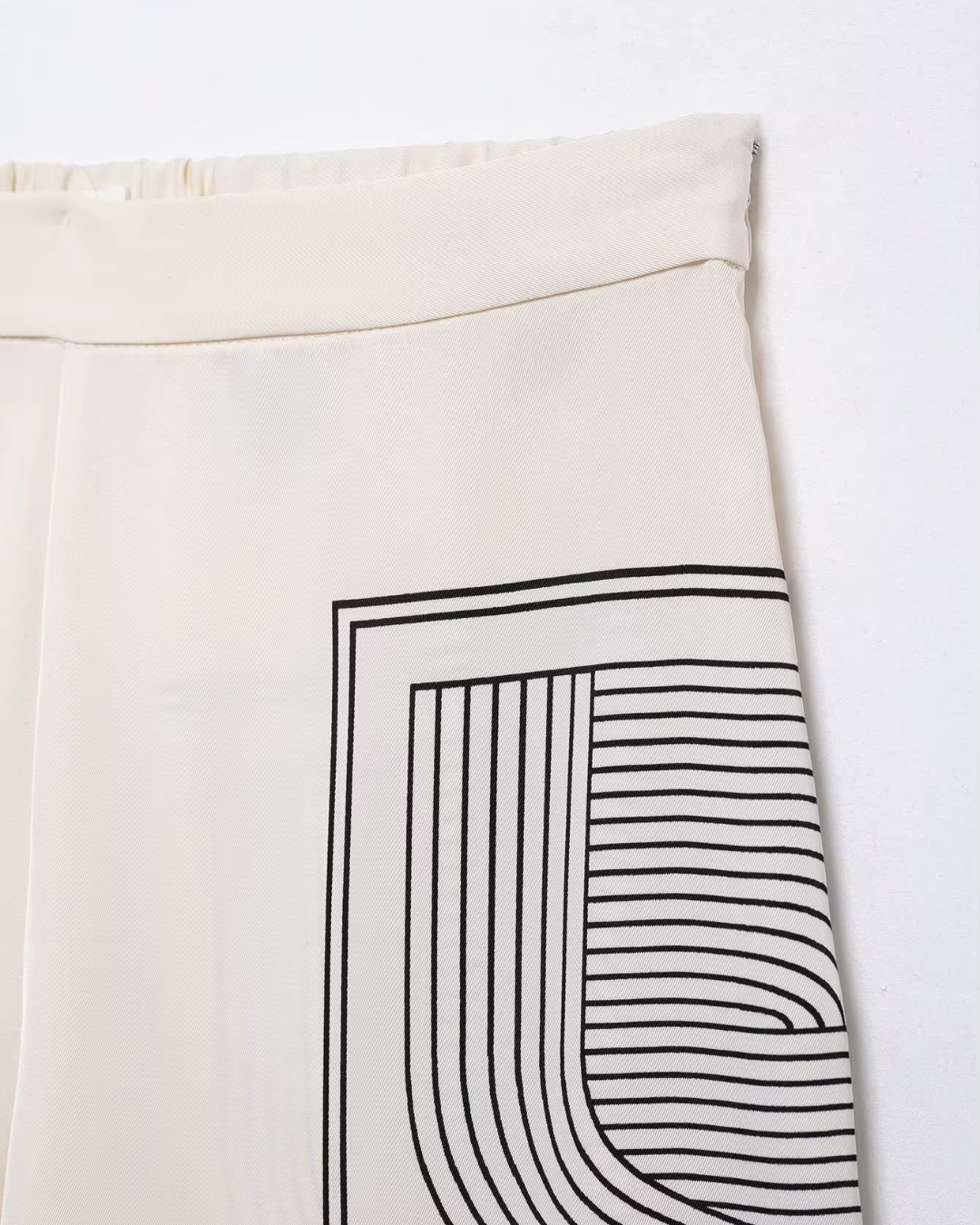 Mode Revers Shirt en Hoge Taille Rits Broek voor Dames