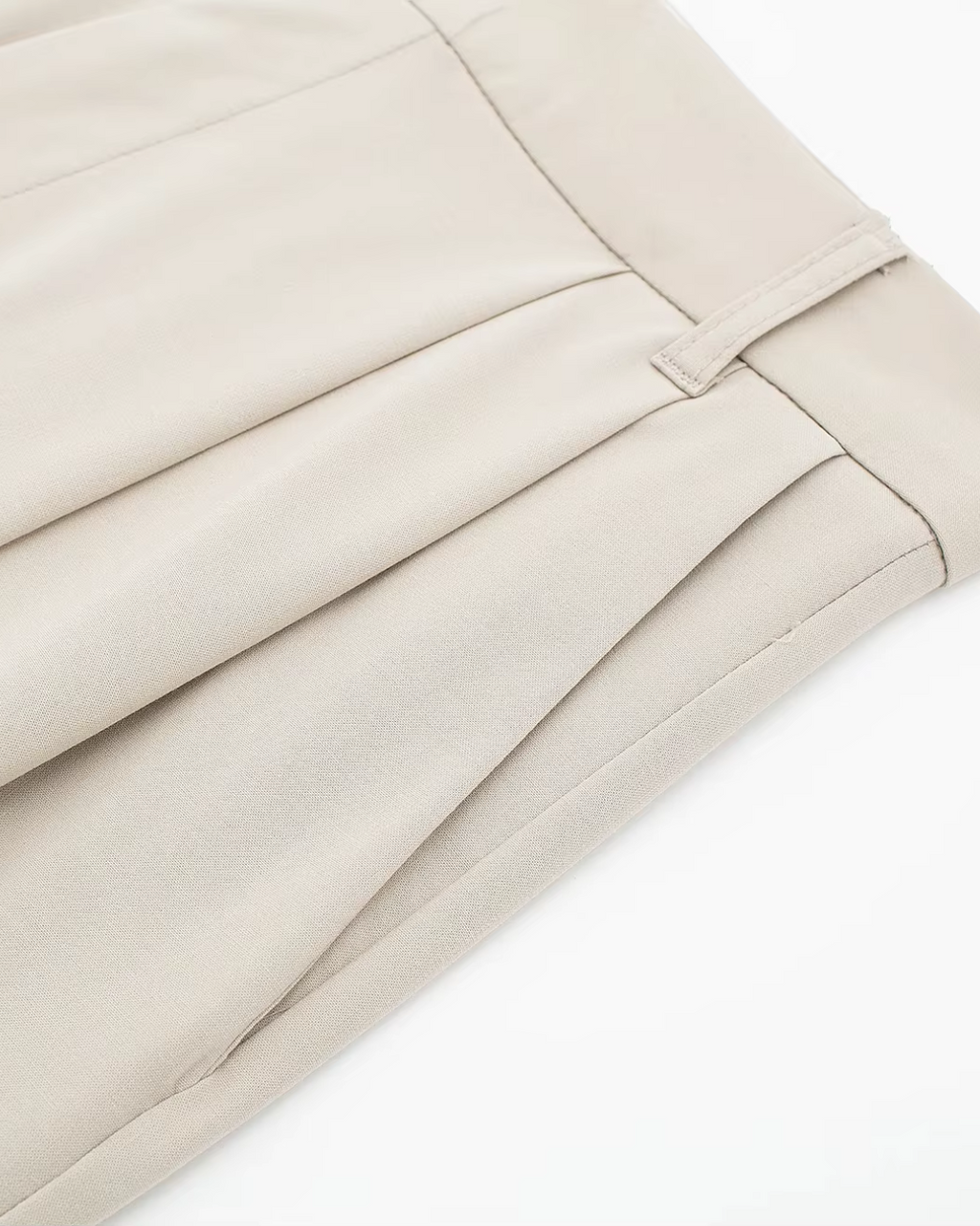 Effen Hoge Taille Pantalon voor Dames