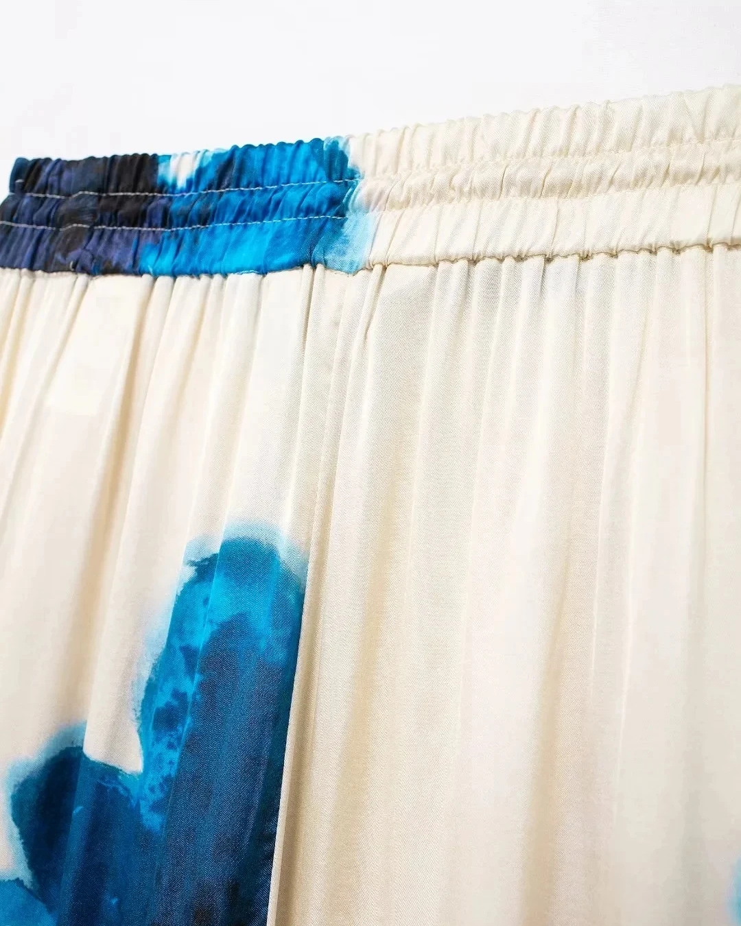 Elegante Set met Bloemenprint Blouse en Wijde Broek voor Dames