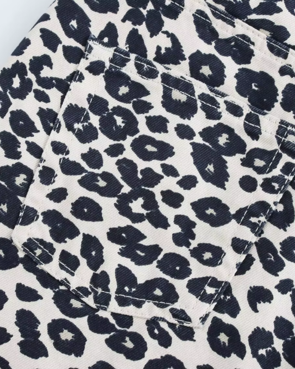 Casual Denim Pak met Dierenprint Jack en Broek voor Dames