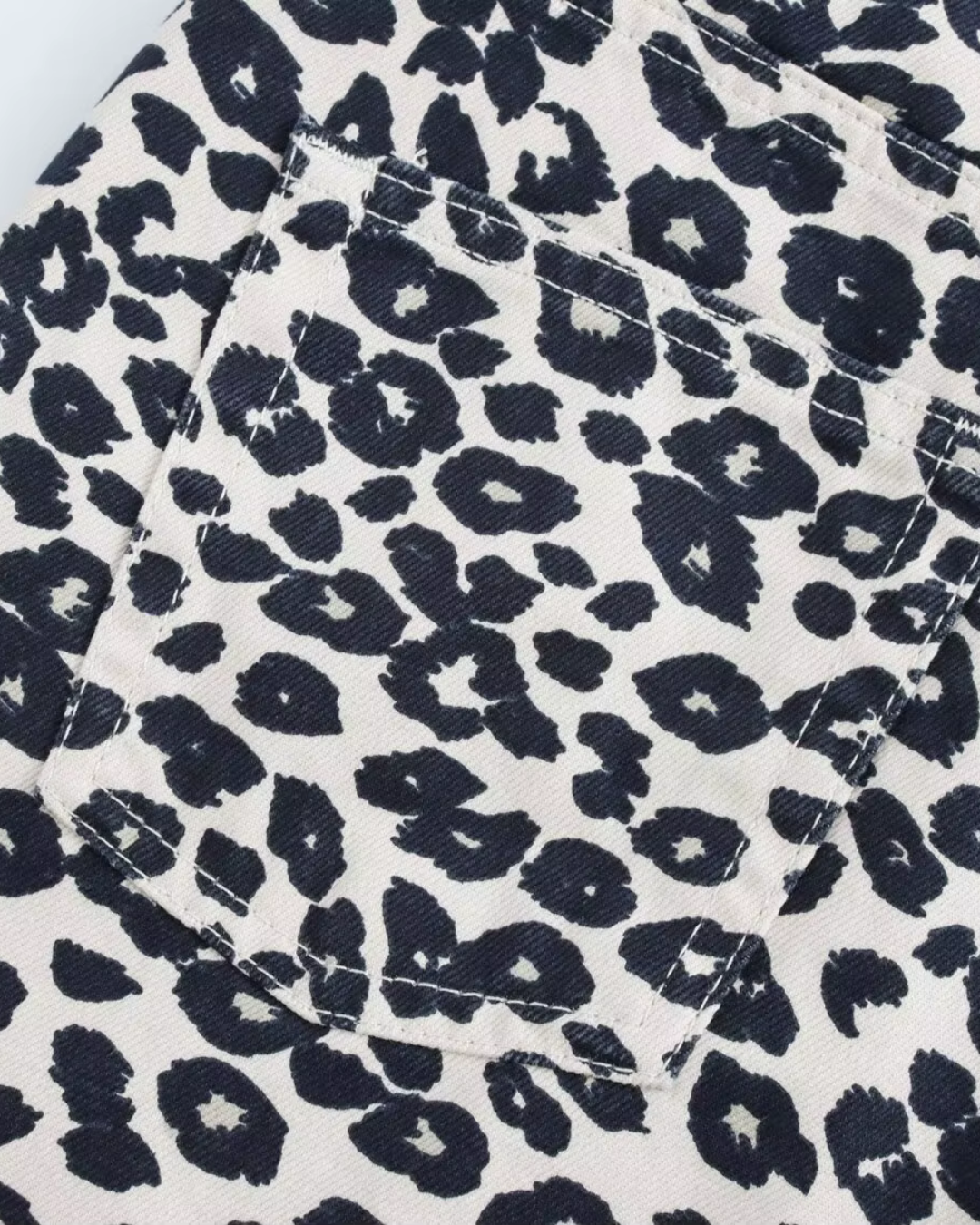 Casual Denim Pak met Dierenprint Jack en Broek voor Dames