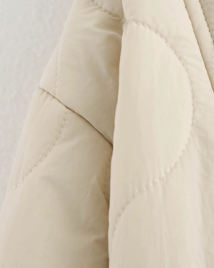 Retro Katoenen Single Breasted Winter Jas voor Dames