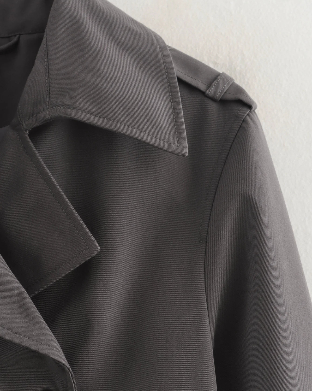 Vintage Double Breasted Korte Herfstjas voor Dames