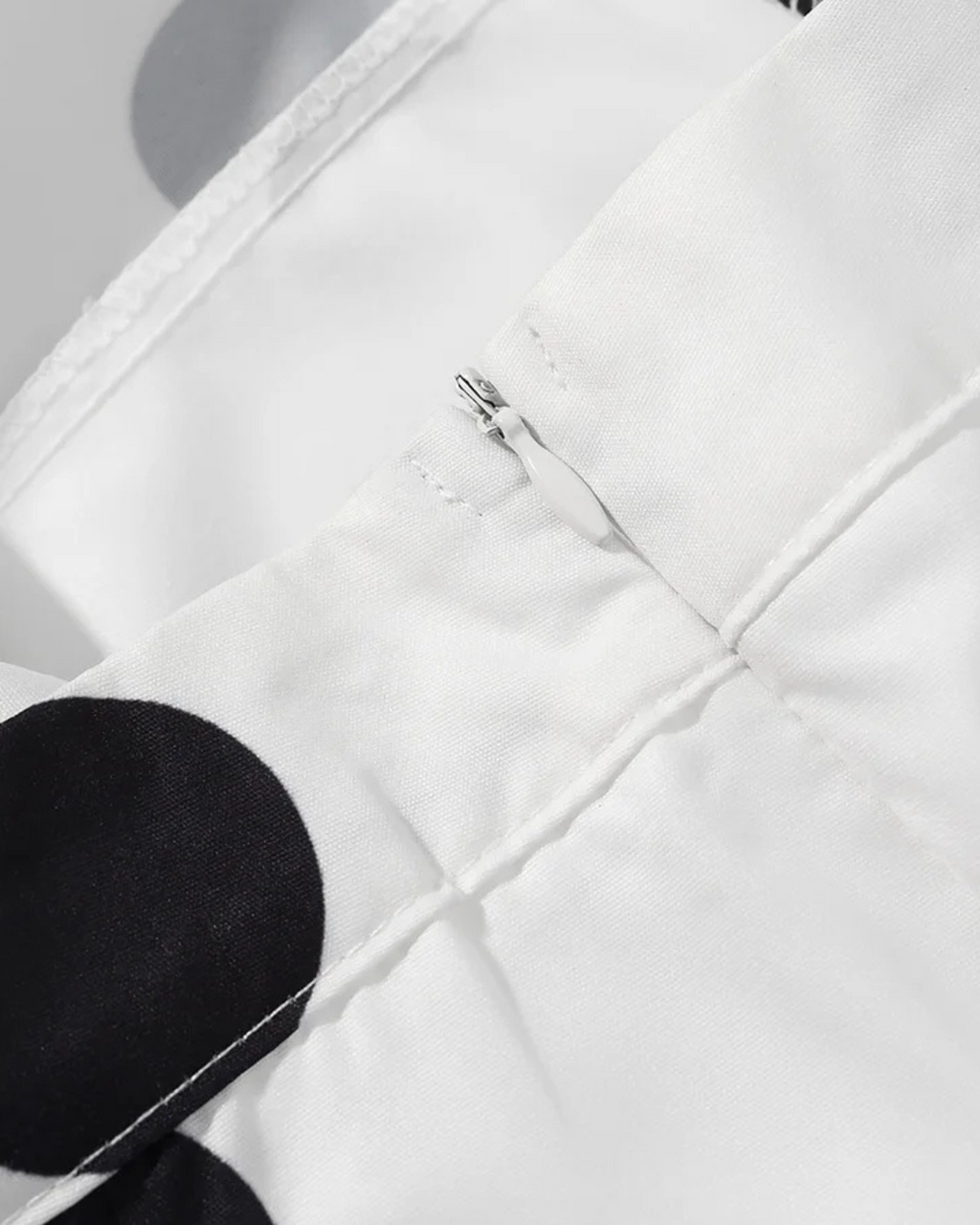 Tweedelige Set met Strapless Polkadot Top en Broek voor Dames