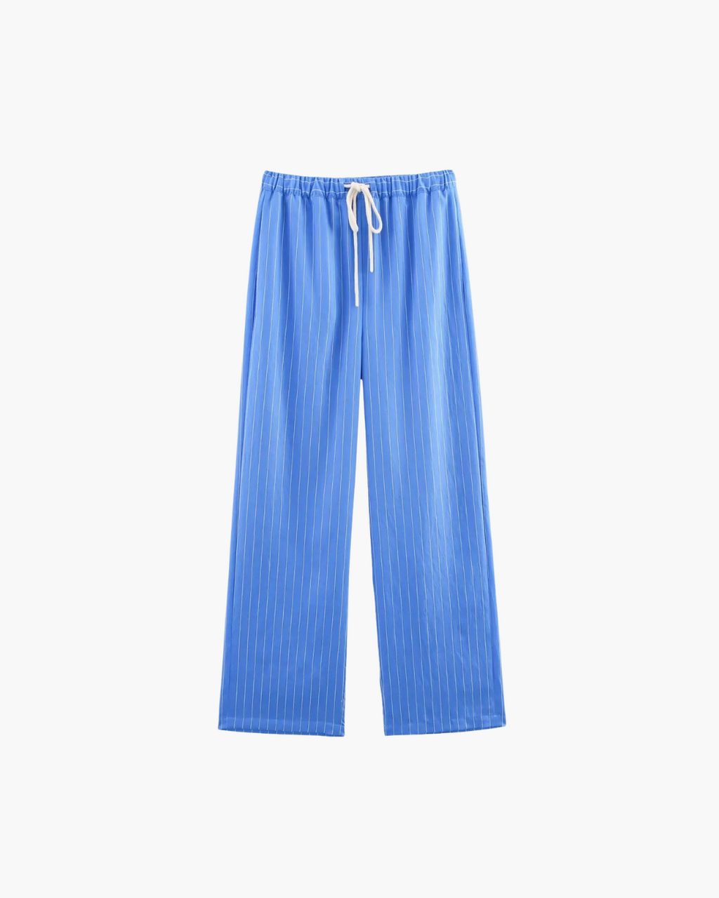 Gestreept 2-Delig Broekpak met Hoge Taille Broek voor Dames