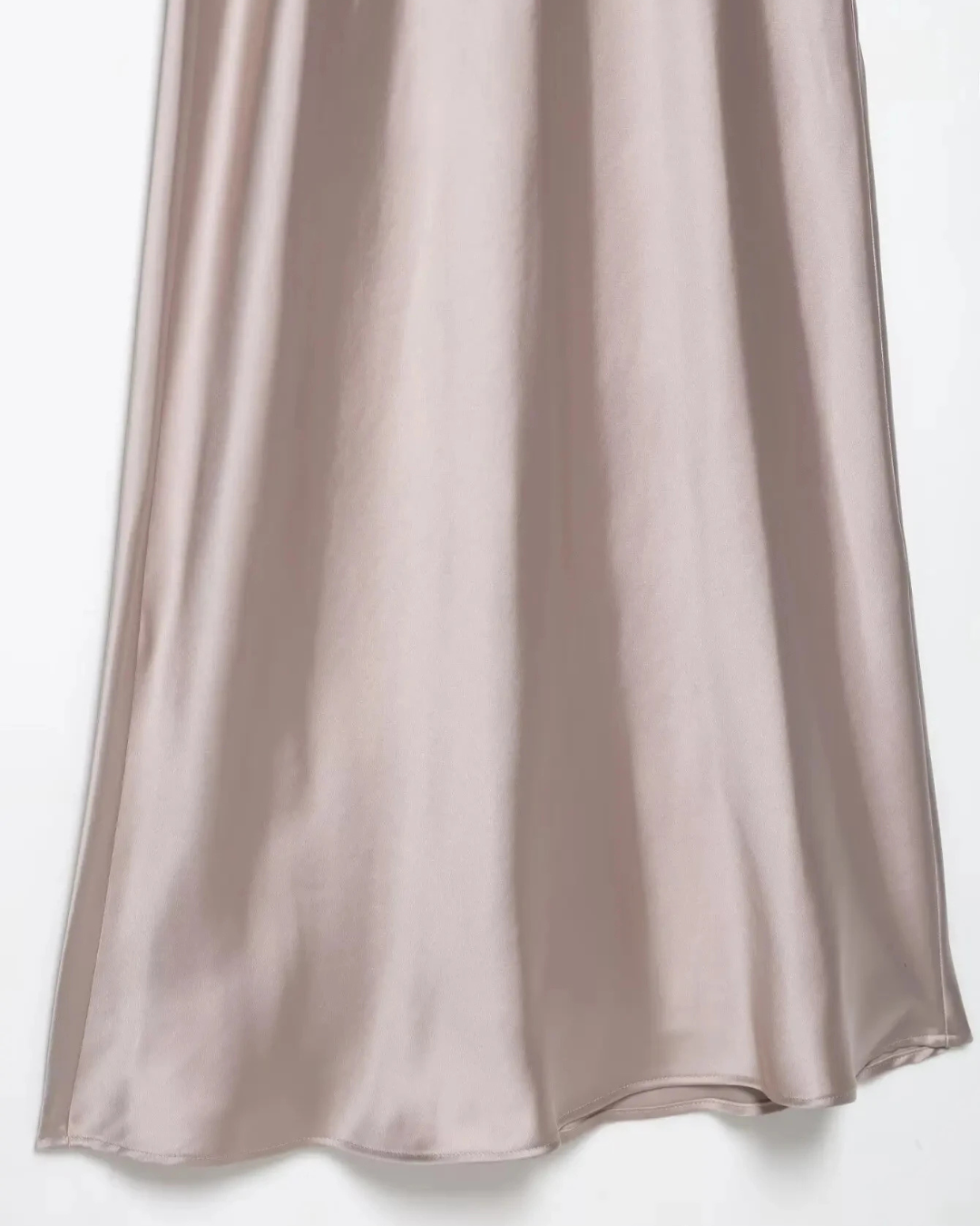 Elegante Midi Jurk met V-Hals en Plooi Details voor Dames