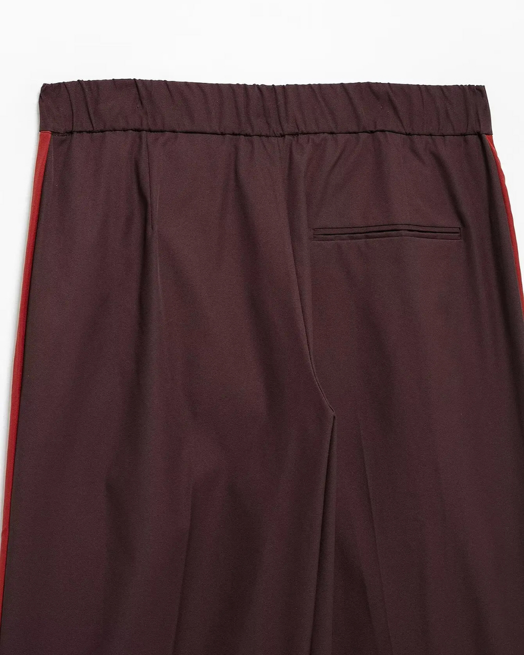 Vintage 2-Delige Set - Opstaande Kraag Jas & Wijde Broek met Zijstrepen voor Dames