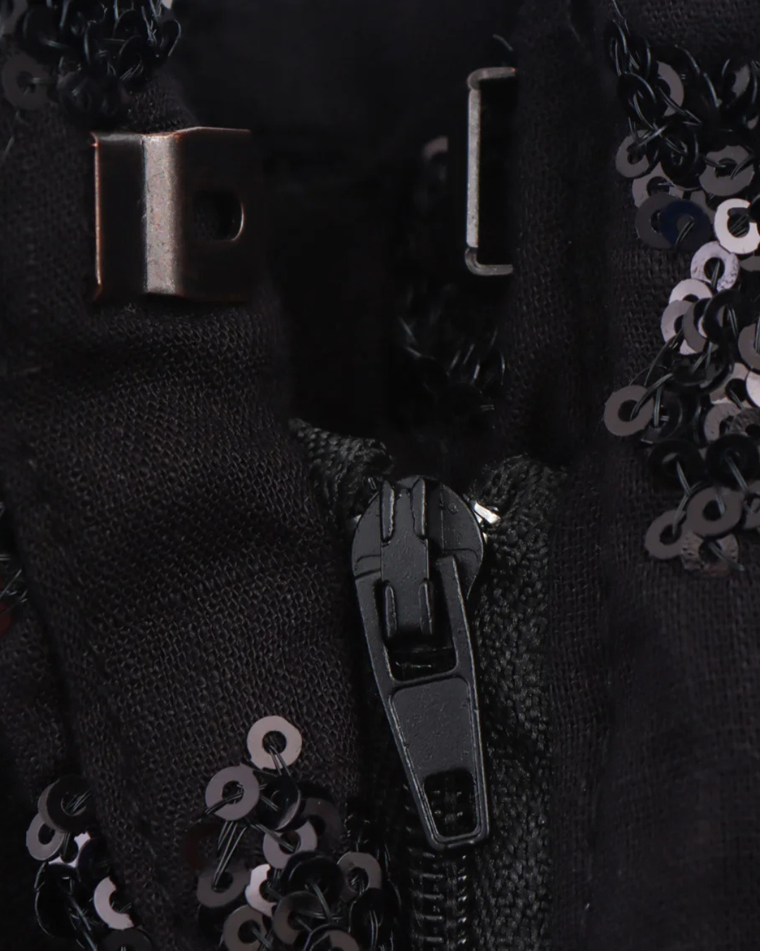 Chique Set met Pailletten Top en Wijde Broek voor Dames