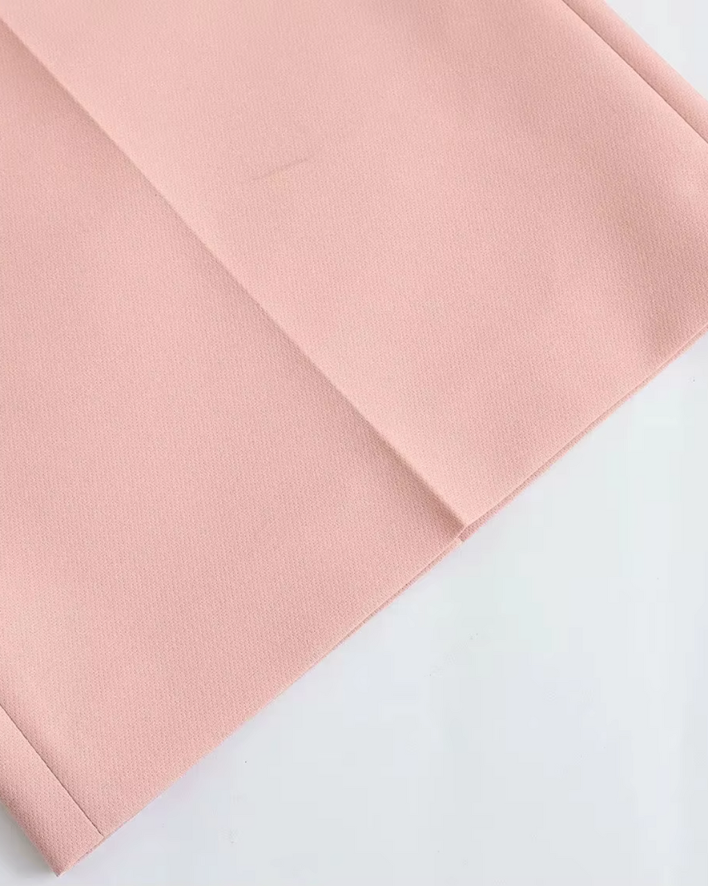 Chique Roze Gilet met Wijde Pantalon Set voor Dames