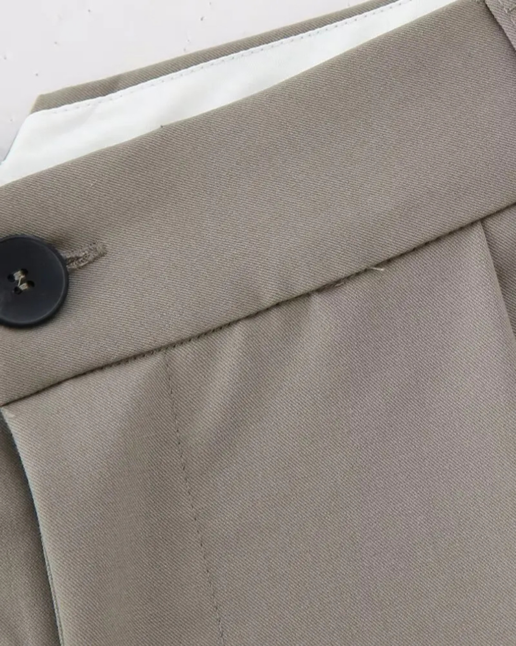 Retro Set met Halter V-Hals Top & Hoge Taille Broek voor Dames