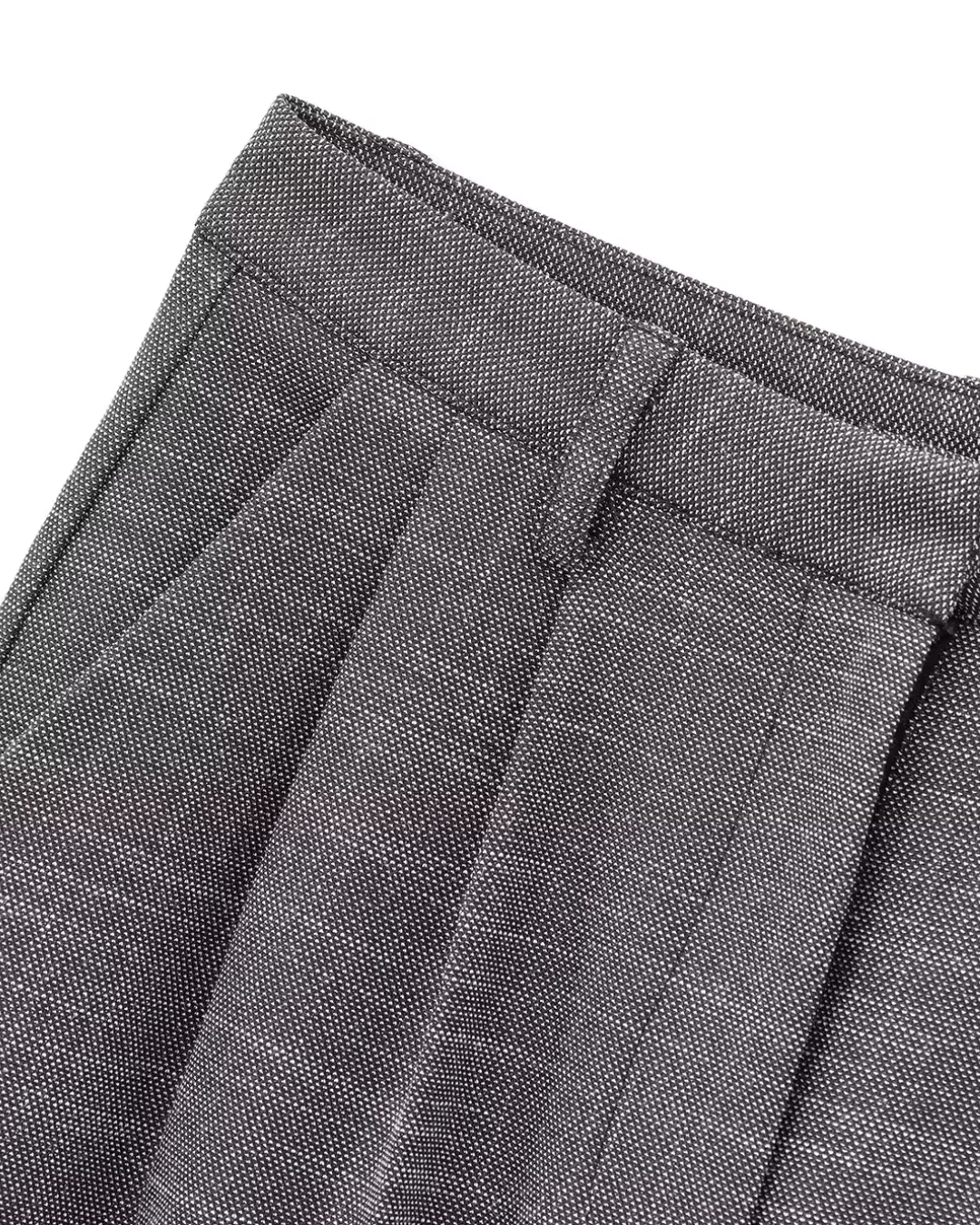 Vintage Grijze Office Lady Blazer en Broek Set