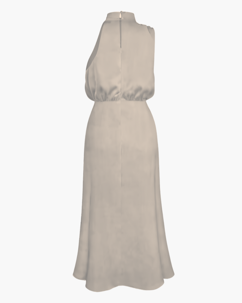 Satijnen Lange Maxi Jurk  voor Dames