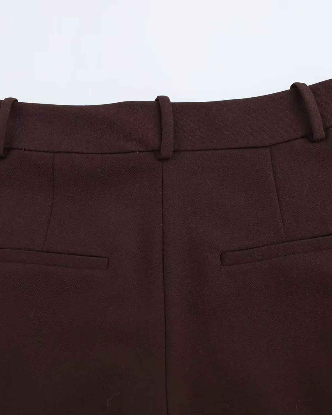 Elegante Bruine Blazer en Broek Set voor Dames