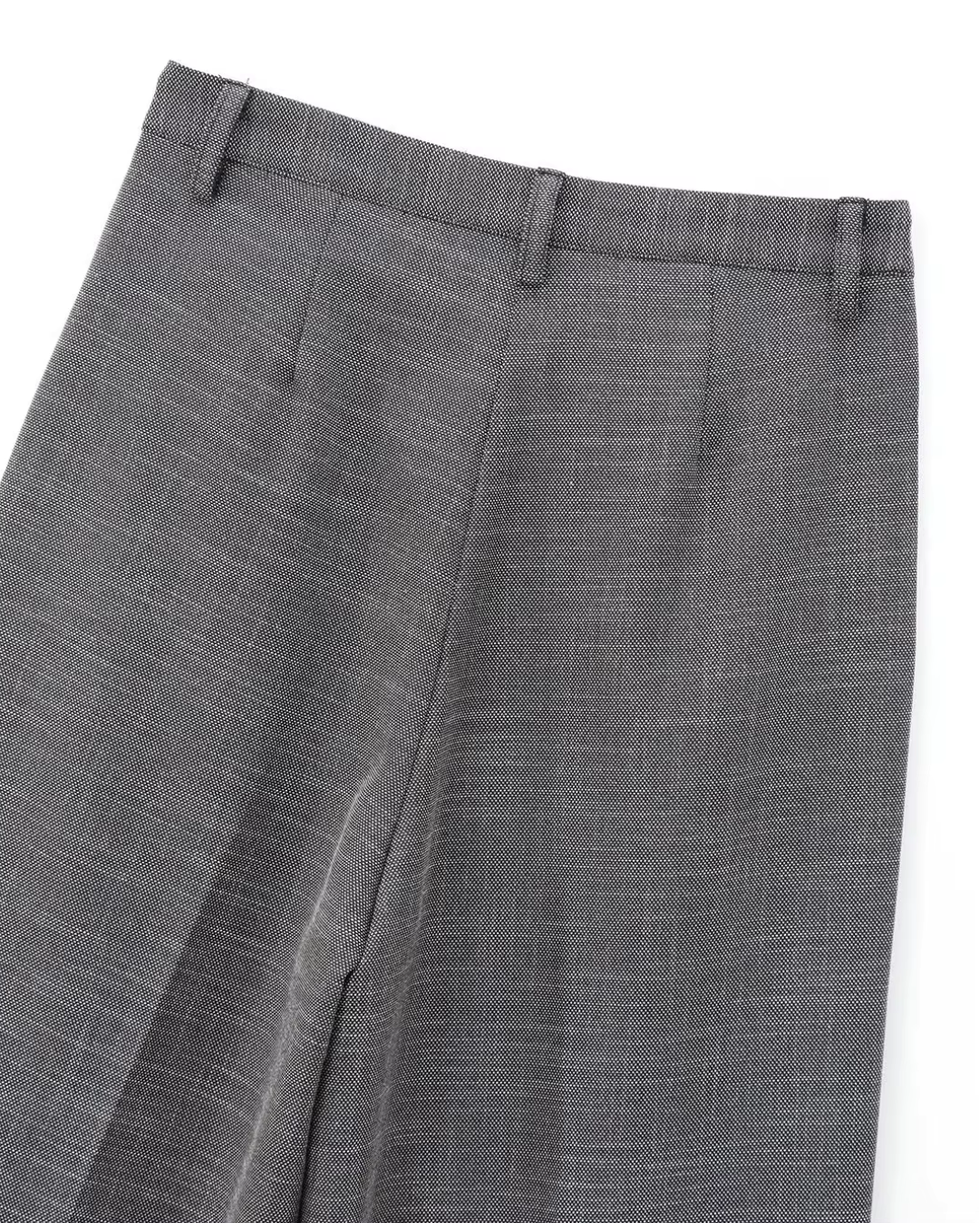 Vintage Grijze Office Lady Blazer en Broek Set