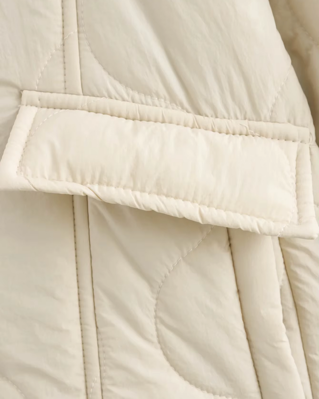 Retro Katoenen Single Breasted Winter Jas voor Dames