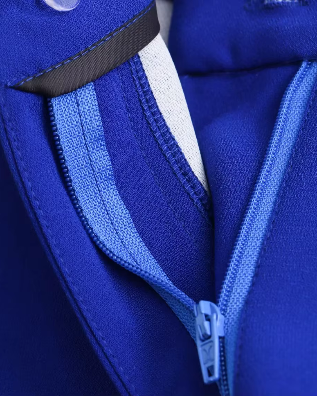 Vintage Damespak met Blazer en Rechte Losse Broek voor Dames