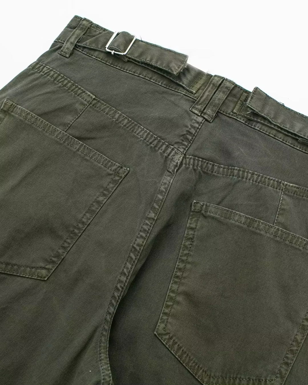 Tweedelige Cargo Set met Cropped Shirt en Broek voor Dames