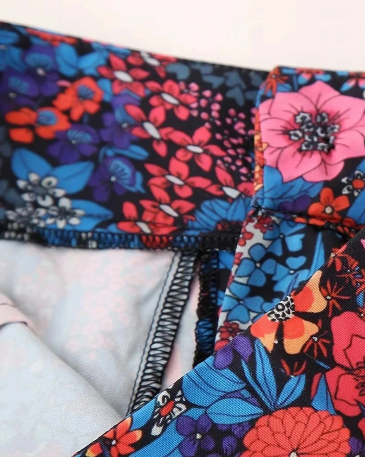 Bohemian Set met Top met Strik en Hoge Taille Broek voor Dames