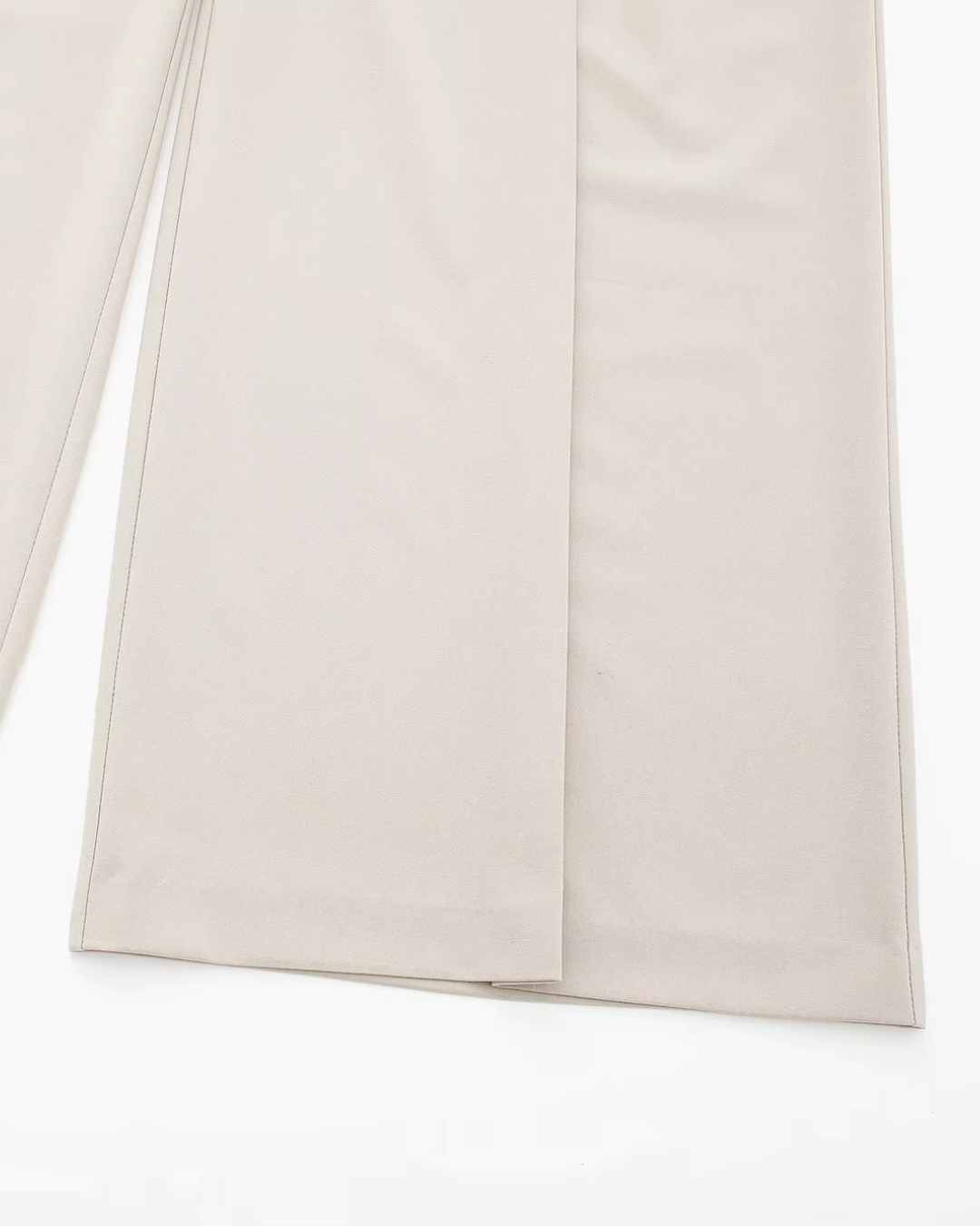 Effen Hoge Taille Pantalon voor Dames