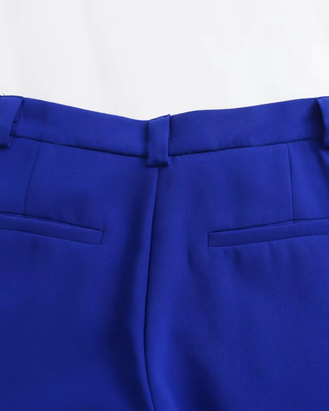 Vintage Damespak met Blazer en Rechte Losse Broek voor Dames