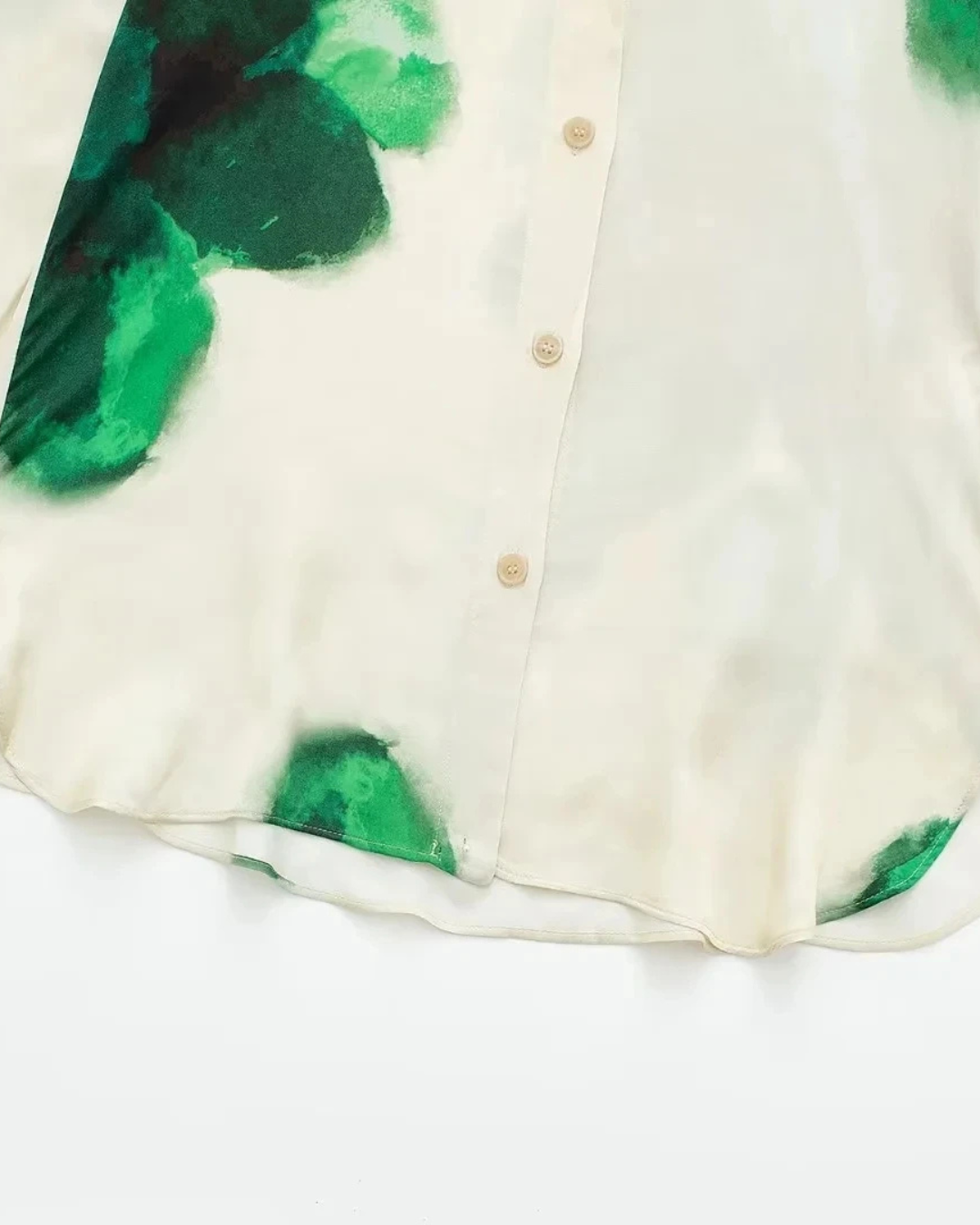 Elegante Set met Bloemenprint Blouse en Wijde Broek voor Dames