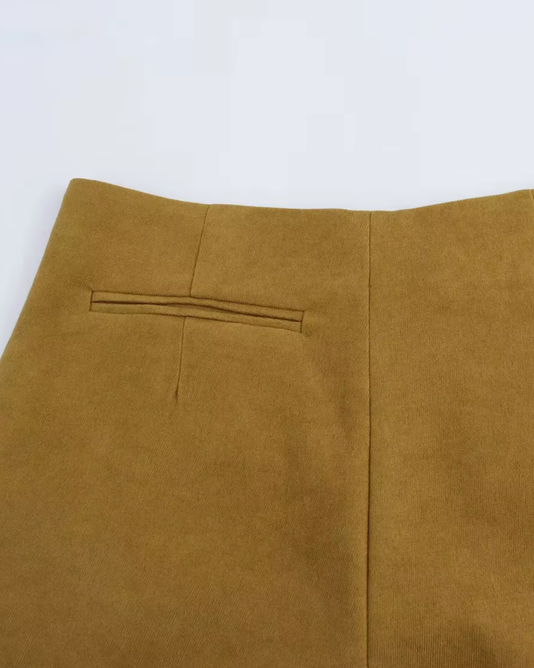 Vintage Chic Bruine Blazer en Broek Set voor Dames