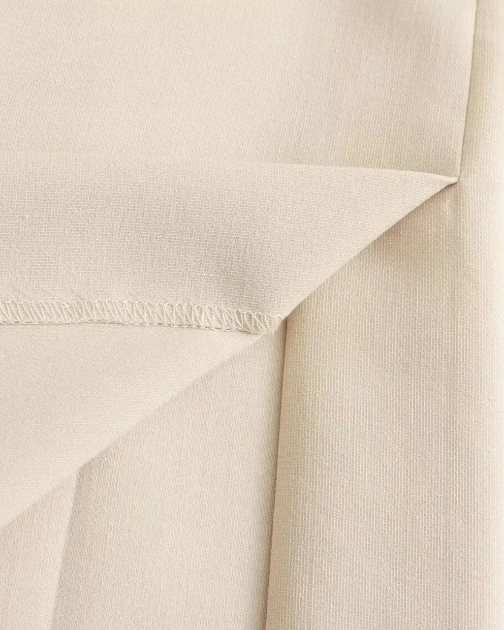 Tweedelig Set met Strapless Top en Rechte Wijde Broek voor Dames