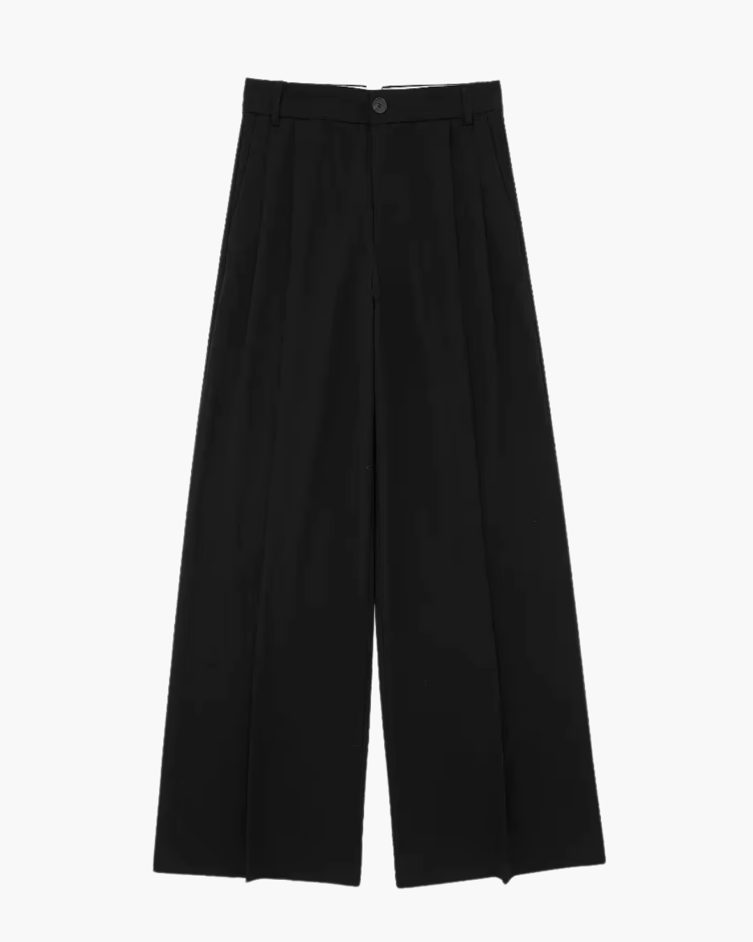 Effen Hoge Taille Pantalon voor Dames