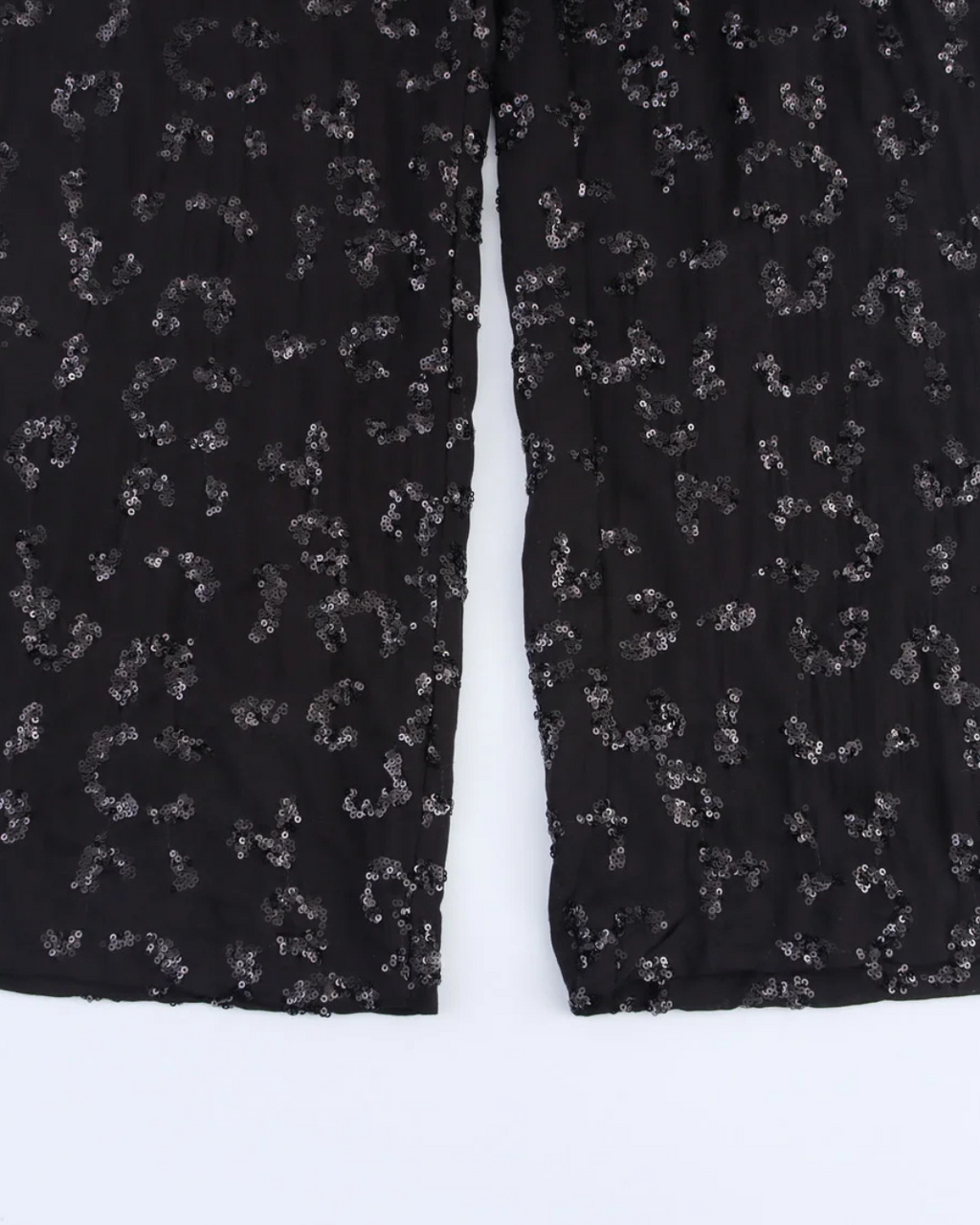 Chique Set met Pailletten Top en Wijde Broek voor Dames