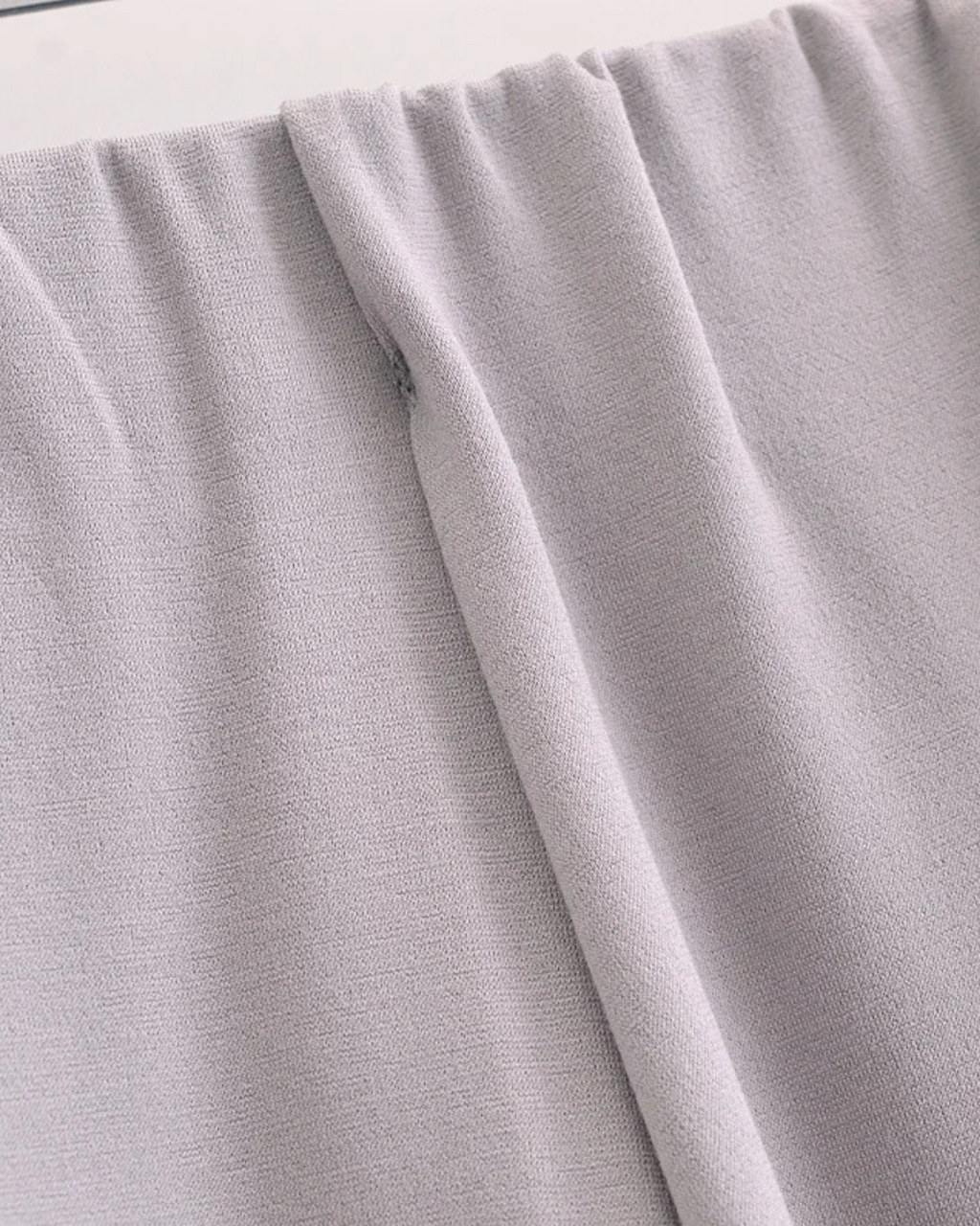 2-Delige Set met Slim Fit Top en Broek in Stretchstof voor Dames