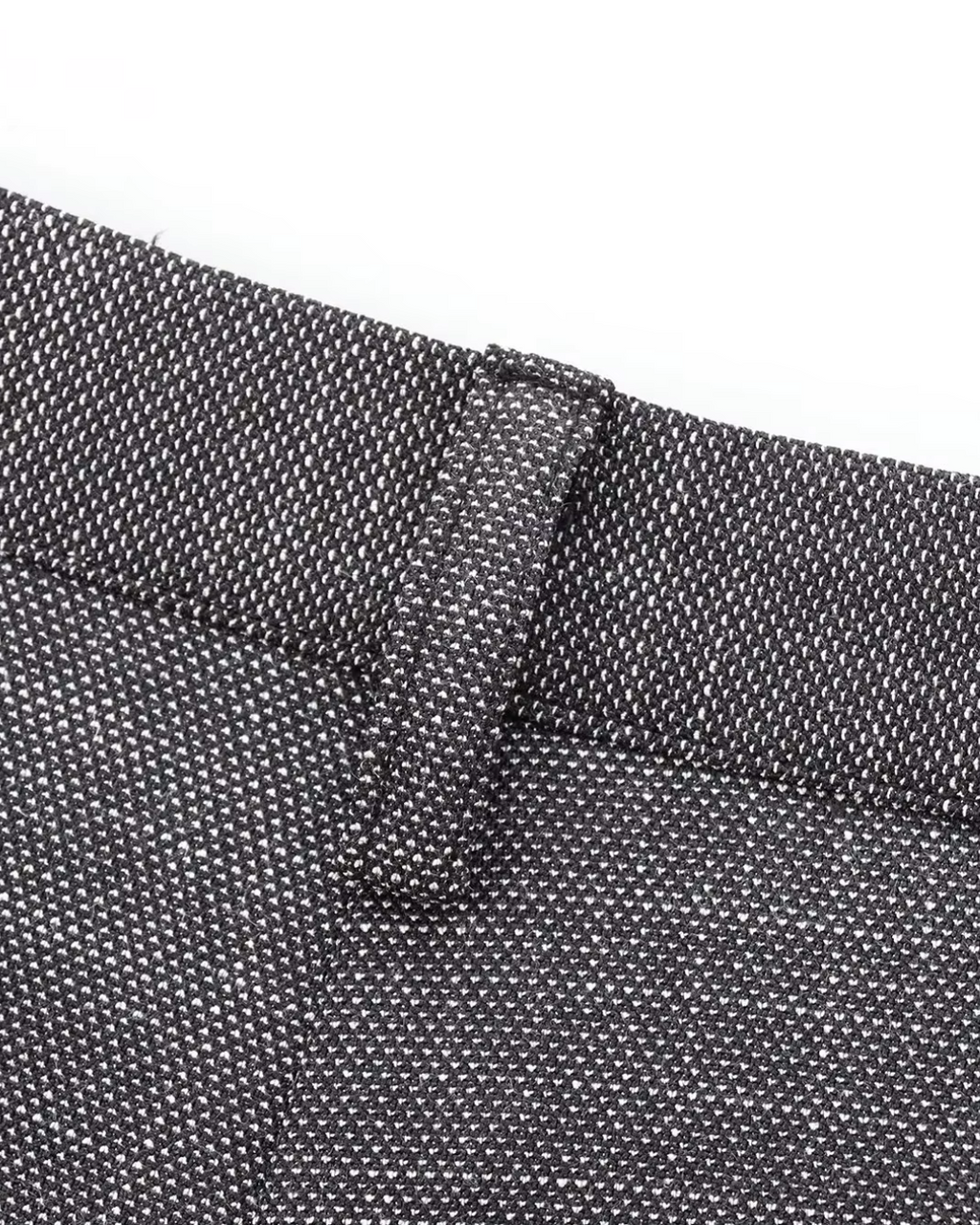 Vintage Grijze Office Lady Blazer en Broek Set