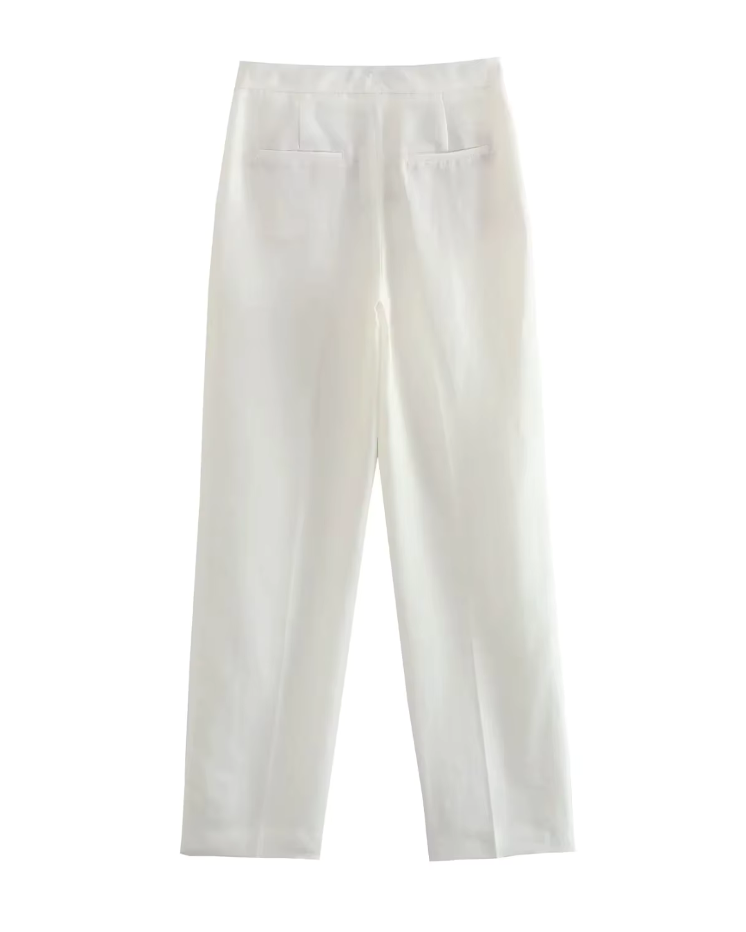 Vintage Luxe Witte Blazer, Gilet en Broek set voor Dames