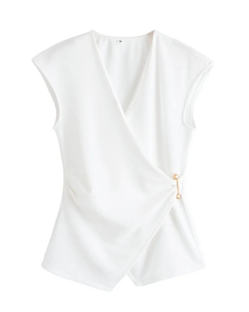 Elegante Set met Asymmetrisch Vest & Elastische Broek voor Dames