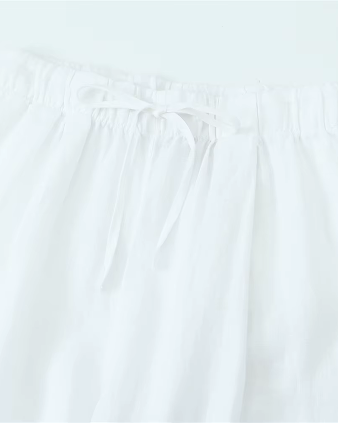 Casual Broek met Trekkoord en Wijde Pijpen voor Dames