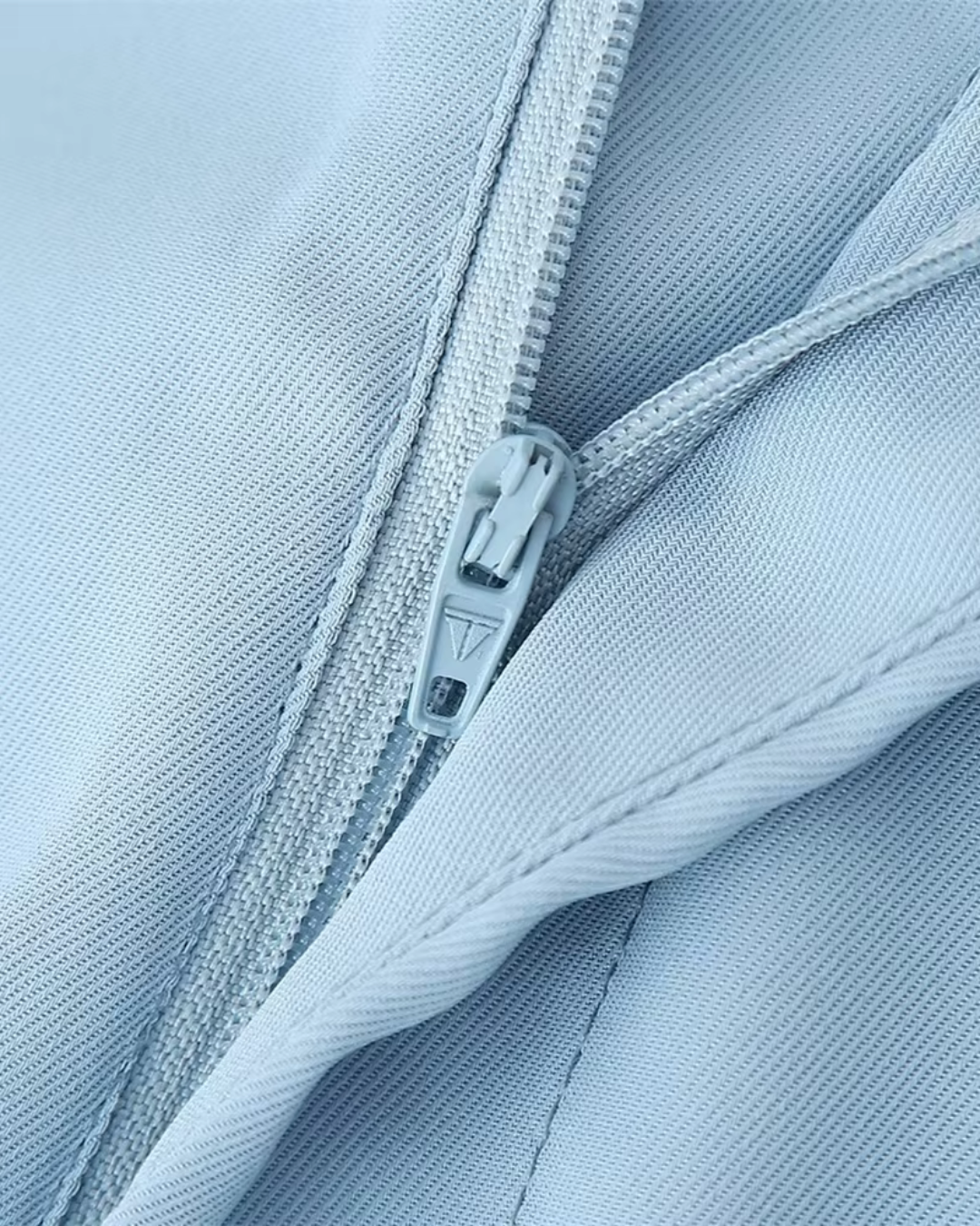 Stijlvol Gerimpeld Pak met Hoge Taille Broek voor Dames