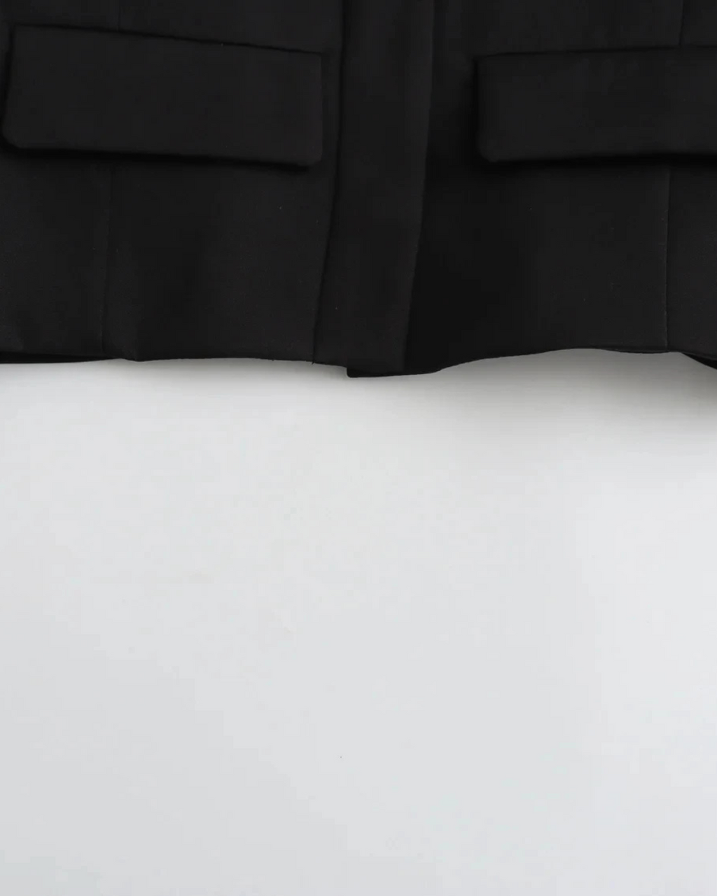 Vintage Cropped Jas met Reverskraag en Klepzakken voor Dames