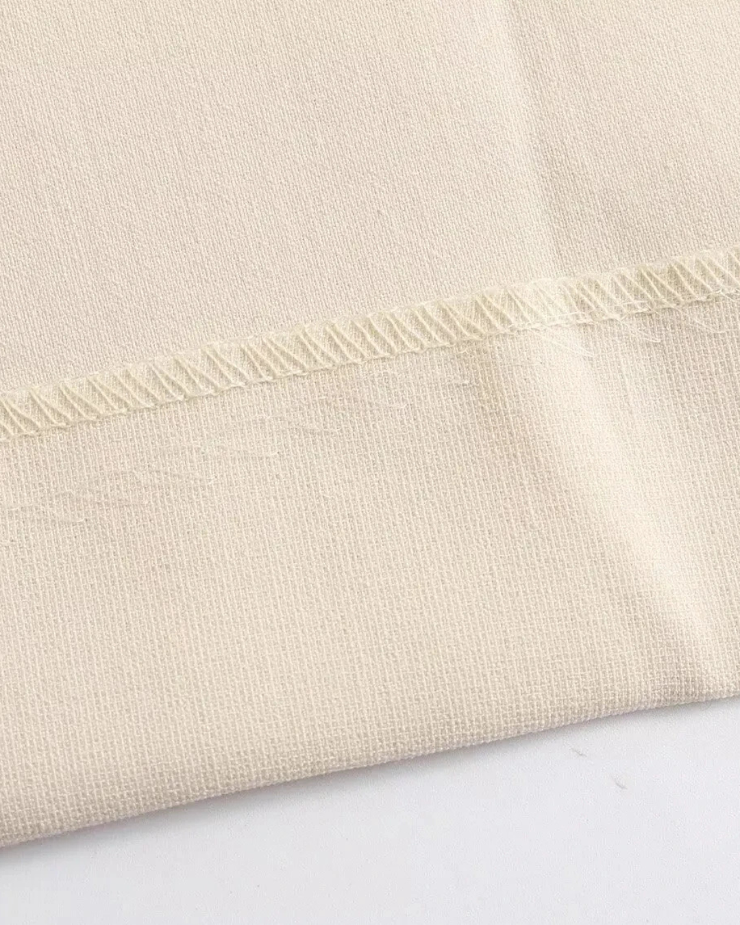 Tweedelig Set met Strapless Top en Rechte Wijde Broek voor Dames