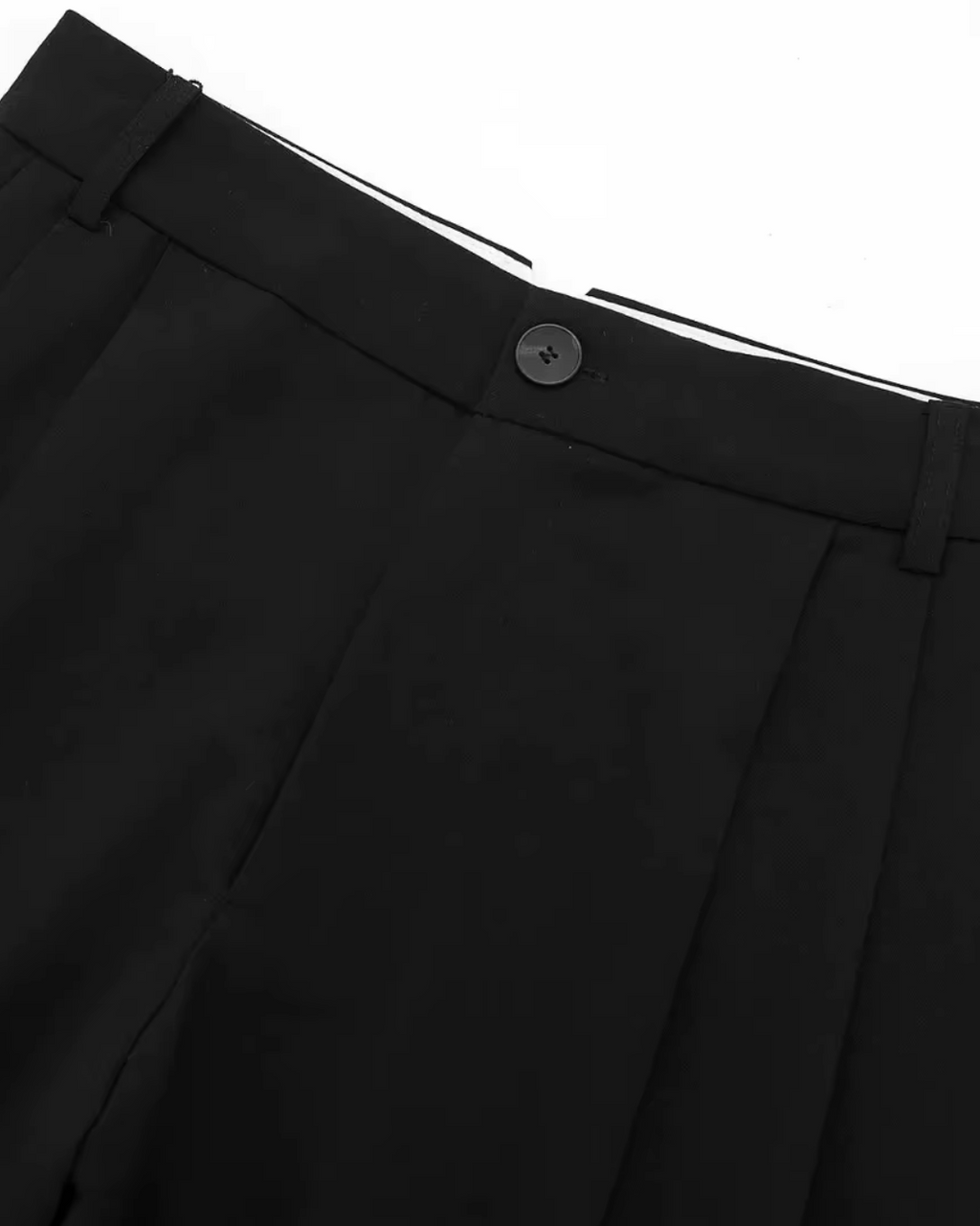 Effen Hoge Taille Pantalon voor Dames