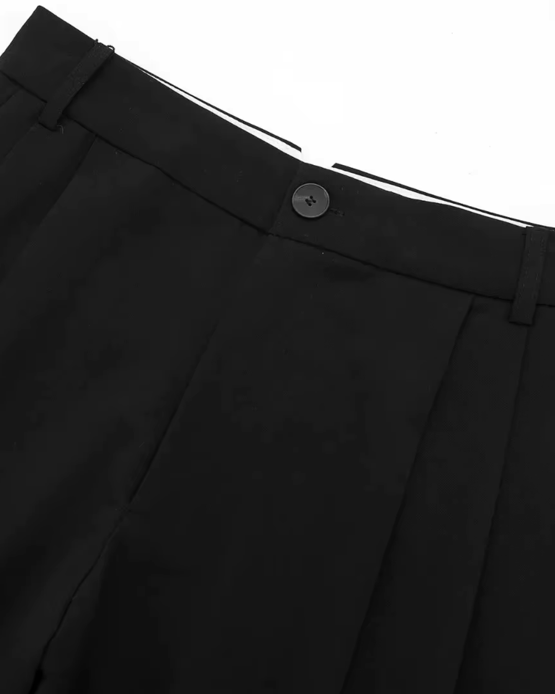 Effen Hoge Taille Pantalon voor Dames