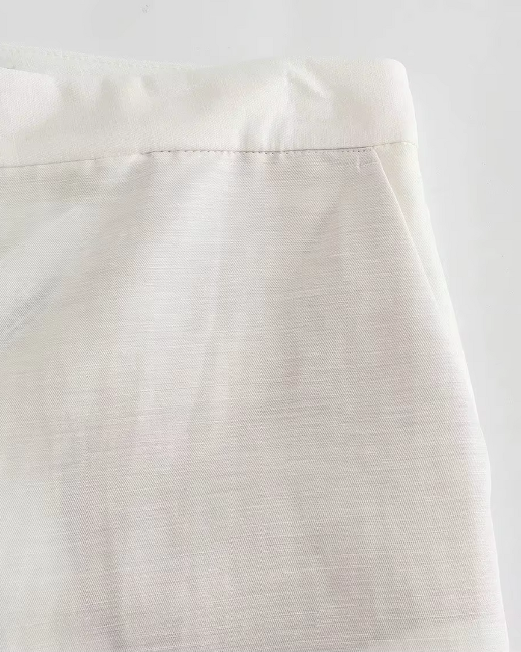 Vintage Luxe Witte Blazer, Gilet en Broek set voor Dames